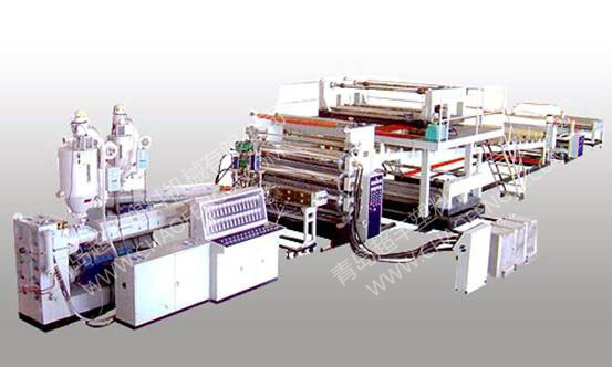 PP, PE plastic sheet (sheet) material covering production line (PVC suction sheet)