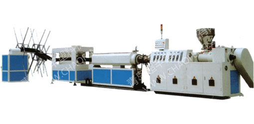 PE carbon spiral reinforced pipe production line